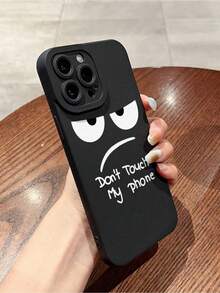 Funda compatible con phone 16 Pro Max 11, 12, 13, 14, 11 Pro Max, 12 Pro Max, 13 Pro Max, 14 Pro Max, XR, 15, 15 Pro, 15 Pro Max, Galaxy S23, S24, 1 unidad. Diseño de pupila negra con estampado. No tocar. - Multicolor - Ver 7