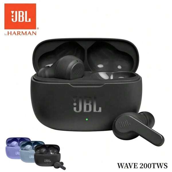 JBL Écouteurs sans fil véritables JBL WAVE 200 avec JBL W200 Bluetooth 5.0, écouteurs de sport avec micro