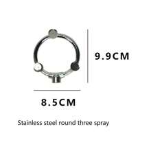 High Pressure Mist Nozzle, 5-Hole Round Spray Nozzle, Stainless Steel Sprayer Head