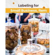 多尺寸 12x40/14x30/15x50mm 热敏标签贴纸 透明/全息/彩色纸 防水防油 兼容 Phomemo D30/Q30/Marklife P12 适用于厨房/办公室/仓库/运输/礼品整理 - 彩色 - 查看 8