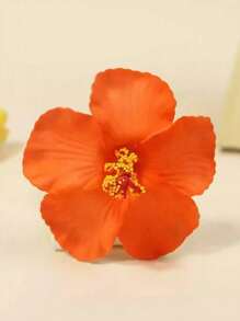 1PC Hibiscus Flowers Hawaii Party Summer Party DIY Decorations Artificial Flowers Hula Girls Favor Hair Decoration Flower Hair Clips Claw Clips Hair Claws Hair Slide Hair Barrettes