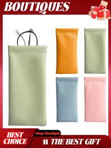 4pcs Eyeglasses Case, Compressed Eyeglasses Case, Glasses Case, Glasses Pouch, Sunglasses Pouch, Sunglass Bag For Purse, Sunglass Pouch