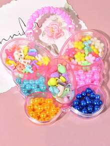 1 Box Handmade Beaded Toys, Wholesale Girls DIY Bracelet Educational Craft Jewelry Materials For Necklace & Bracelet