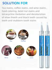 4 Piece/Box Teeth Whitening Pen Tooth Whitening Gel Travel Suit Tooth Bleach Gel Whitener Remove Coffee,Tea,Soda Stains Personal Oral Hygiene,Gift For Women,Girl And Parents