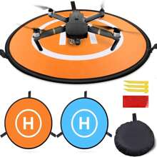 Waterproof Universal Landing Pad For Drones, Quick-Fold Double-Sided Quadcopter Landing Mat For RC Drones Helicopters, Compatible With DJI Spark Mavic Pro Phantom 2/3/4 Pro Inspire 2/1 3DR Solo
