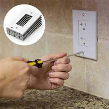 Outlet Cover With Built-In LED Night Light - 2 Styles - 裝飾(方形) - 查看 5