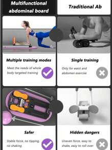 Agilithor Agilithor Fold-N-Go Pilates System - A03 All-In-One Portable Reformer Board For High-Intensity Home Training