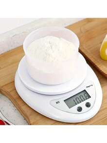 1件，厨房秤，食物秤，厨房称重秤，精准厨房秤，便携式电子秤，咖啡电子秤，厨房LED电子秤，烘焙秤，厨房配件，烘焙工具，厨房用品