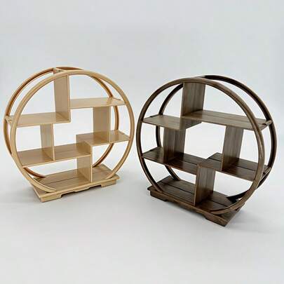 仿真微缩道具 玄关摆件 展示架 书桌 办公桌 装饰架