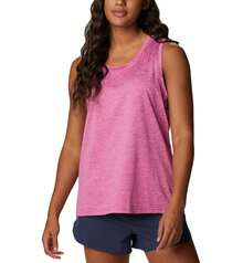 Columbia Womens Hike Tank Top - 粉色 - 查看 2