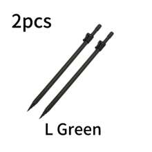 2pcs/Set Ground Insert Fishing Rod Support Aluminum Alloy Material Lightweight And Portable