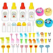 1/4/8/12/40pcs Mini Sauce Bottles - Portable Condiment Squeeze Containers For Ketchup, Oil, Soy Sauce & Honey - Plastic, Ideal For Office Lunches, Plastic Portable Container Bottle Office Lunch Box Picnic Oil Sauce Honey Salad Dressing Spice Bottle Kitchen Utensils Apartment Essentials Back To School