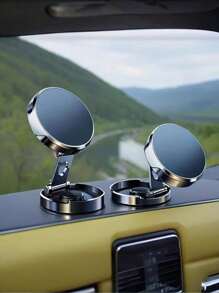 Magnetic Car Dashboard Phone Holder - 360° Swivel, Retractable Grip For IPhone X/XS Max And S.Amsung Devices.