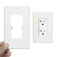 Outlet Cover With Built-In LED Night Light - 2 Styles - 裝飾(方形) - 查看 3