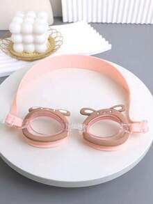 1pc Kids Swimming Goggles, Waterproof High-Definition Swim Goggles For Boys And Girls, Cute Cartoon Animal Design Silicone Swim Glasses - Multicolor - View 8