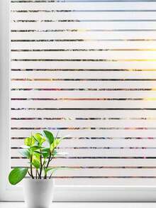 1 Roll Window Privacy Film, Rainbow Window Clings, 3D Decorative Window Vinyl, Stained Glass Window Decals, Static Cling Window Sticker Non-Adhesive Window Film For Home Office Wall Decor Room Decor Stickers Personalised Stickers - Clear - View 17