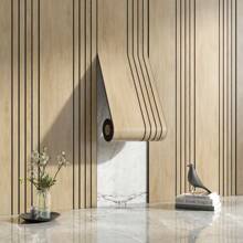 1 Rolle 3D selbstklebende stereoskopische Wandaufkleber Holzmaserung Gitter Tapete, geeignet für Schlafzimmer, Wohnzimmer, Akzentwand Dekoration Raumdekor Aufkleber Tapete Wandaufkleber personalisierte Aufkleber