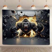 1 Pc Bohemian Tapestry Wall Hanging, Beige White Floral Tapestry With Dotted Daisy Medallion Print Bedroom Boho Hippie Home Decor Rama Decoration Rama Gifts Birthday Graduation