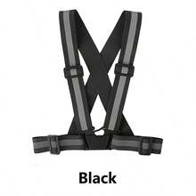 Cycling Reflective Safety Vest, Adjustable Night Running Reflective Luminous Strap - Multicolor - View 1