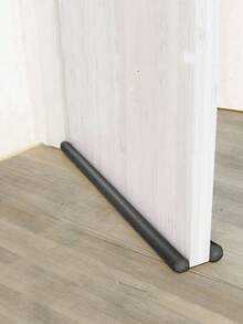 1pc 93cm Segmented Grey Leather Door & Window Gap Sealing Strip, Anti-Dust Anti-Wind Soundproof Seal, Household Helper - Multicolor - View 7