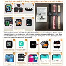New Hot 1.83-Inch Full Touchscreen Smartwatch For Men And Women, With Wireless Call Answering/Dialing, Pedometer, Calorie Tracking, Multiple Sports Modes, Notification Alerts, Remote Camera Control, Music Playback Control, And Fitness Tracking Functions, Compatible With Android And IOS Smartphones