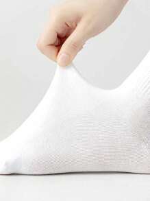 5/10 Pairs Of Women's Crew Socks, Professional Sports Mid-Calf Socks, Sports Socks, White Socks, Black Socks, Plain Socks, Socks For Running, Socks For Couples, Summer Socks