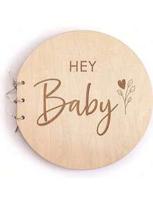 1pcGuest Book , Wooden Cover Christening Guest Book, Shower Visitor Book, Shower Memory Book, A Gift For New Parents And Expectant Mothers