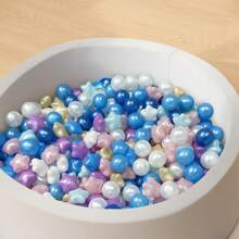 20pcs Star Shaped Ball Pit Balls, 2.17-Inch/5.5cm Soft And Crush Proof Plastic Toy Balls For Kids' Ball Pit, Play Tent, And Pool Fun - Ideal For Children's Playtime And Party Decoration