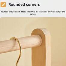 Baby Room Storage Rack, Indoor Hanging Clothes Rack, Floor Standing Bedroom, Children's Room, Kindergarten Solid Wood Hanging Clothes Rack, Simple Storage Rack - Children's Rack - View 4