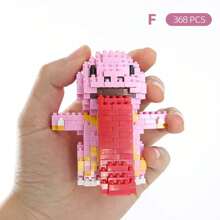 pokemon Small Particle Creative Building Blocks, Suitable For Bedroom Decor, Desktop Ornament, Planter, Birthday Gift, New Year's Gift, Gift For Women/Girlfriend, Study/Office Desk Accessory, Gift For College Students