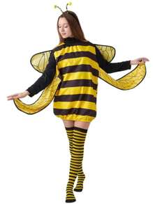 3-teiliges Set Karneval Halloween Bienen Cosplay Kostüme Feiertags Kostüme Halloween