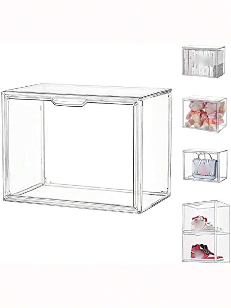 Tủ trưng bày Acrylic có cửa để trưng bày bộ sưu tập, tủ Plexiglass, tượng, cần tự lắp ráp, chống bụi