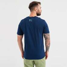 Men's Nike Air Graphic T-Shirt Navy - Navy Blue - View 2