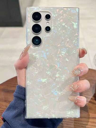 1pc Colorful Translucent Phone Case Compatible With IPhone 16, 16e, S25, 15 Pro Max, S23/24 Ultra, Fits White Phones, Also Compatible With IPhone 11/12/13/14/15/16, 12/13/14/15 Pro, 12/13/14 Waterproof Shockproof Anti-Fall Scratch Resistant