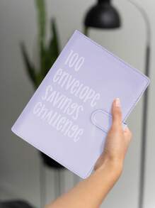 Artexus 100 Envelopes Money Saving Challenge, 100 Envelope Challenge Binder, Easy And Fun Way To Save $5,050, Savings Challenges Budget Book Binder With Cash Envelopes For Office,Home,School