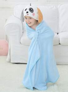MICHLEY MICHLEY 1pc Baby Cartoon Hooded Absorbent Cute Towel Unisex Soft And Comfortable Swimming Bathrobe Large Towel 125cm X 80cm Suitable For 0-7 Years Old