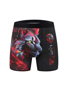 10 calzoncillos tipo bóxer divertidos y aleatorios para hombres - Transpirables, elásticos, con piernas alargadas, con múltiples patrones opacos, aptos para correr y deportes de secado rápido, short de tela suave y casual, adecuados para el uso diario de todos