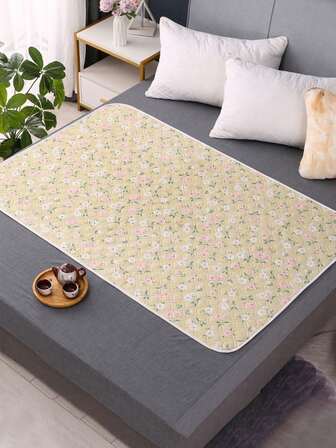 防水可重复使用尿布垫、防滑吸水护理垫（适用于失禁、经期、四季使用）、防月经垫、防水可洗床垫、床垫保护垫，适合女性在经期、失禁、尿床期间使用，成人和老年人