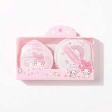 Miniso 三丽鸥 Hello Kitty 可爱卡通超大糖果气垫粉底套装（2 个装+收纳盒），柔软亲肤，完美遮瑕，适合日常妆容和旅行（1 个装） - 彩色 - 查看 4