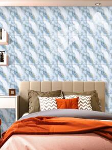 10 pegatinas adhesivas de vinilo de Salpicadero de PVC de mármol artificial autoadhesivo, pegatinas de pared autoadhesivas de corte DIY, resistentes al calor para salpicaderos de azulejos en paredes de baño y cocina, cocina, chimenea, lavadero, paredes de caravana, a prueba de agua, también para sala de estar, dormitorio y pared posterior de TV (5.9/7.87/11.8/15.7/11.4 X 22.4 pulgadas)