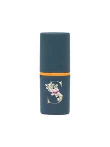 1pc Portable Toothbrush Case, Travel Toothbrush Holder Printed With Pink Wreath And Gold Initial Letters A-Z, Portable Toothbrush Cup Cover, Suitable For Travel, Camping, Business Travel, And School, Multi-Purpose Toothbrush Cup, Travel Wash Cup, Toothbrush And Toiletries Storage Kit, Minimalist Toiletries Storage Box, Travel Essentials, Bathroom Accessories, Household Items, And Storage Supplies - Dark Green - View 25