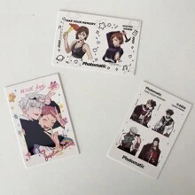 Jujutsu Kaisen 10pcs Jujutsu Kaisen Transparent Cards, Mini Cards, Gojo Satoru Anime Merchandise, High Definition Self-Printed Transparent Cards, Card Gifts And Greeting Cards School Supplies,Back To School