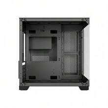 DIYPC DIY-CUBE01-BK Black USB3.0 Tempered Glass Micro ATX Gaming Computer Case - 1 - 查看 7