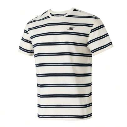 Skechers 男裝女裝 運動服跑步健身訓練服舒適短袖T卹 P225U121-0280