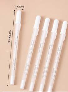 6 قطع/1 قلم تحديد، قلم فني، كرتون أسود، قلم خطاف أبيض، قلم رسم وجرافيتي DIY، قلم قرطاسية بسيطة، قلم كتابة برأس خطابات سوداء، عودة إلى المدرسة