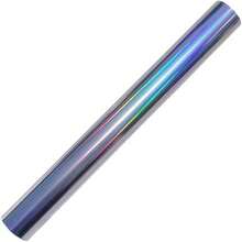 1pc Permanent Holographic Silver PET Vinyl Roll, Compatible With All Cutting Machines, Signs, Scrapbooks, Car Decals, Craft Cutters, Decorative Stickers - Multicolor - View 5