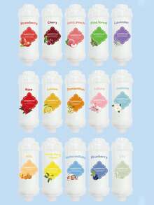 升级版家用淋浴过滤器，迷你前置PP棉滤水器，适用于浴室、马桶、热水器、洗衣机，去除氯气，滋润肌肤，防脱发，含VC珠和滤球