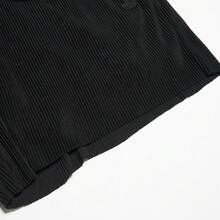 Adidas 女士夏季休闲抽绳宽松短裤 HF7543 - 黑色 - 查看 3