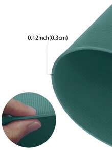 1 buc. Covoraș de yoga EVA cu grosimea de 0,3 cm pentru începători, covoraș de fitness, covoraș de yoga pentru dans (verde măsliniu)