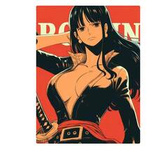 ONE PIECE 1 张流行墙面艺术海报 Nico Robin 动漫海报高级动漫墙面艺术 | 御宅族房间装饰（无框风格）
